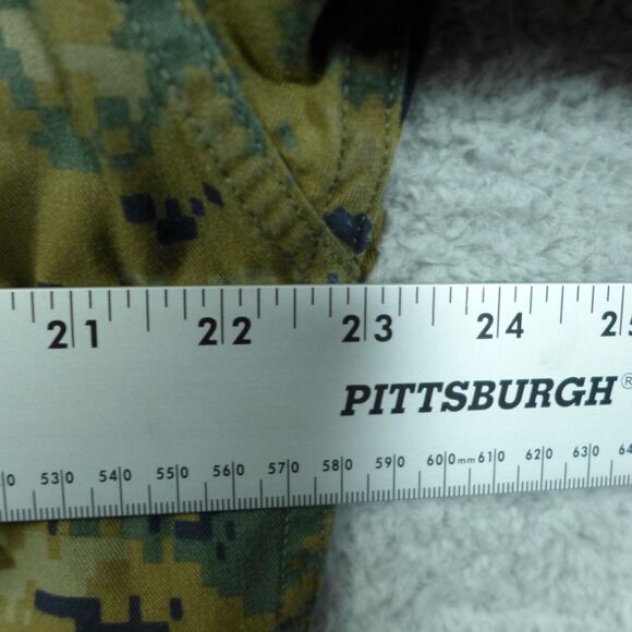 American Apparel Inc Marine Marpat Digital Camo Button Up Jacket Men's Size M - Picture 4 of 7